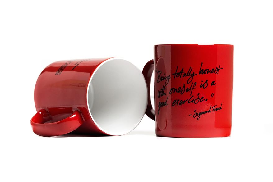 A selection of product photography created for the online shop & social media channels. Freud Quote Mug. Exclusive to the freud Museum Shop.