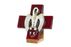 Ceramic Red Cross emblem with pelican motif | collection photography | © British Red Cross Museum & Archives
